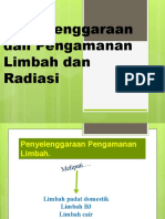 Penyelenggaraan Pengamanan Limbah Dan Radiasi