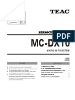 Teac MC DX10 Service Manual