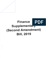 Supplementary (Second Amendment) : Finance