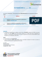 2 Buc - OfERTA Financiara - PTR Autorizare