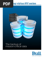 Storeway Virtuo NV Series: The Backup of Mission-Critical Data