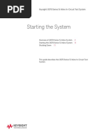 Starting The System: Keysight I3070 Series 5i Inline In-Circuit Test System