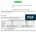 Bolting Requirements - API Spec 6A & 16A