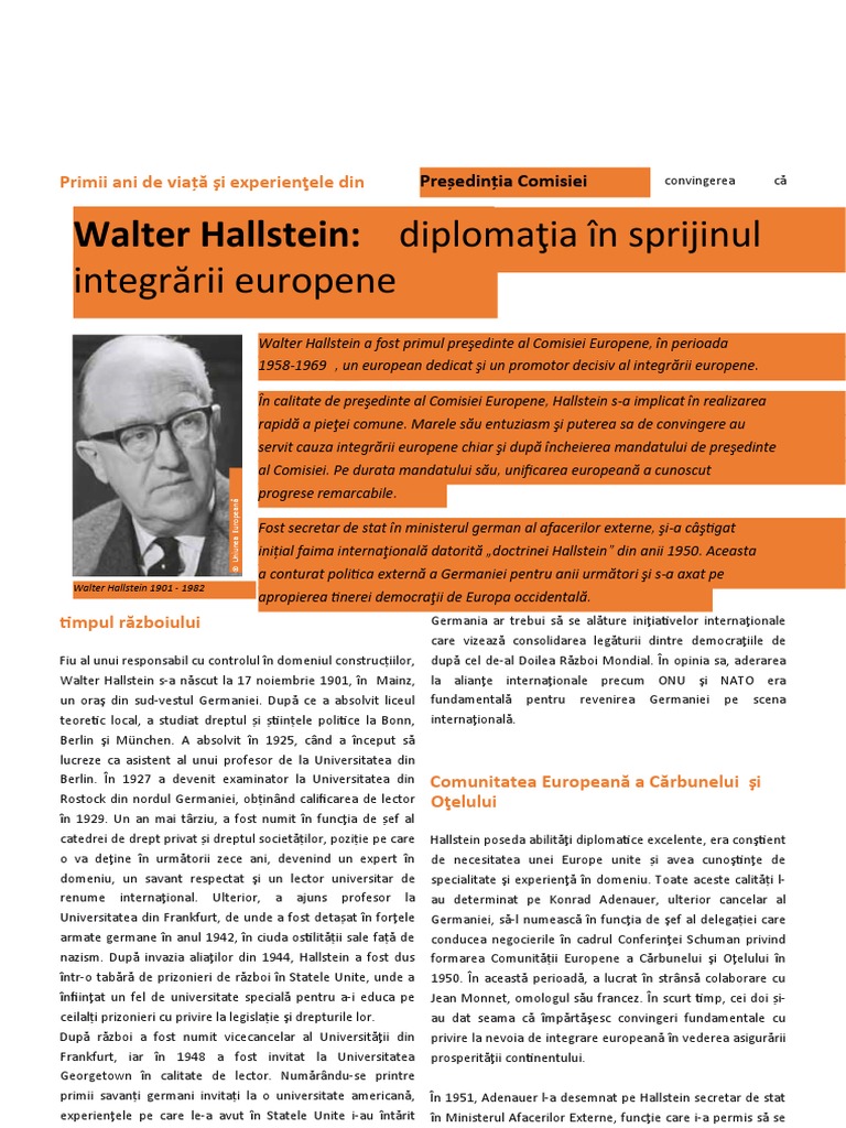 Walter Hallstein | PDF