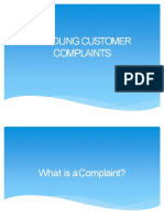 Handling Product Complaint1s