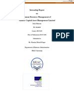 Internship Report On Human Resource Management of Alliance Capital Asset Management Limited