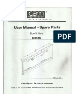 Cam Attatchment Parts Catalogue sh335 - 01 - 13