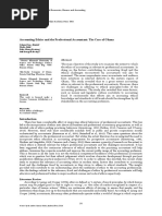 Accounting Ethics and The Professional Accountant: The Case of Ghana