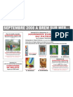 Animations de Septembre 2008 À Brem Sur Mer