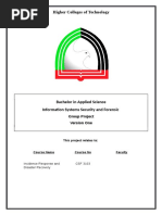 CSF 3103 Project Specification