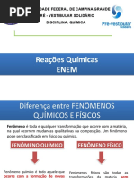 Reações Químicas