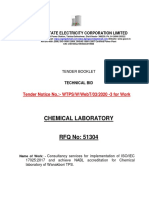 Consultancy services for implementation of ISO/IEC 17025:2017 and NABL accreditation for Chemical lab