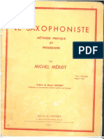 Meriot - Le Saxophoniste