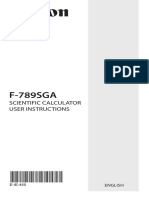 Canon F-789SGA Manual