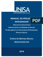 Manual Do Projeto Integrador - Serviço Social EAD