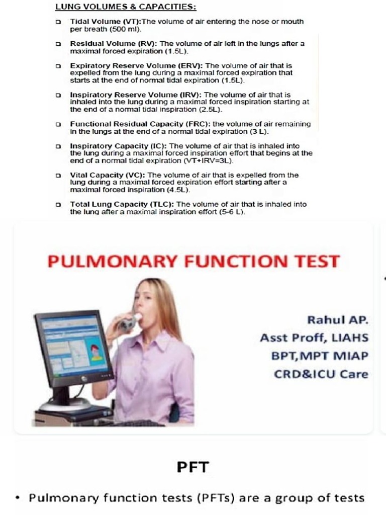 Pulmonary Function Test & Pulse Oximeter PDF