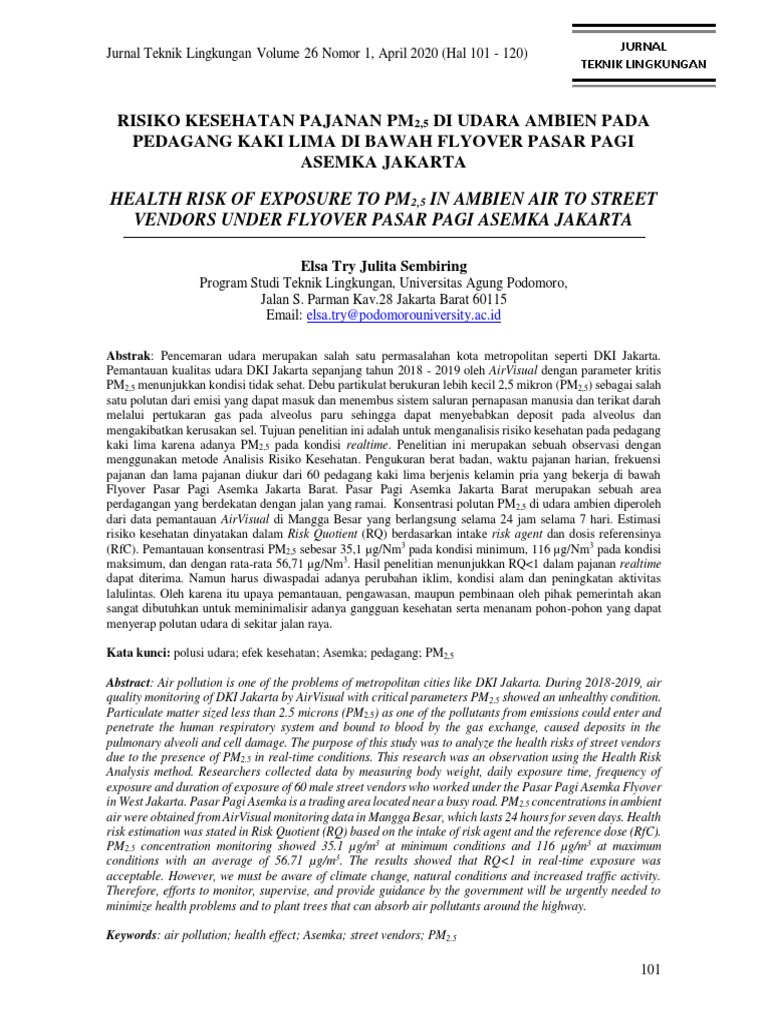 Jurnal Teknik Lingkungan ITB PDF