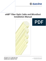 Eabf Fiber Optic Cable and Microduct Installation Manual