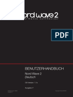 Nord Wave 2 German User Manual v1.1X Edition F