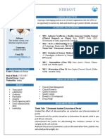 Resume - IGMPI Format