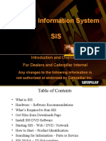 Service Information System SIS: Introduction and Overview For Dealers and Caterpillar Internal