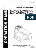 Operation - Manual - V1.6e Mimaki UJF-3042mKII Series