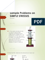 Solutions - Simple Stresses