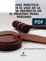Manual práctico sobre el uso de la prueba indirecta en el proceso penal peruano