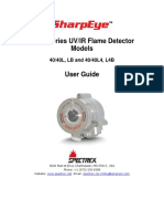 Guide 40 40 Series Uv Ir Flame Detector Models 40 40l LB 40 40l4 l4b Spectrex en Us 1459808