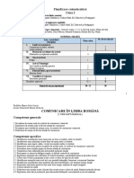 Planificare Calendaristica Anuală Clasa1