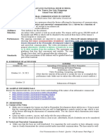 Lessons Discussed in The Personality Development Subject) : The Issues (Communication Breakdown)