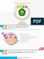 Penyuluhan Gangguan Siklus Haid
