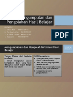 Pengorganisasi dan Analisis Data Hasil Belajar