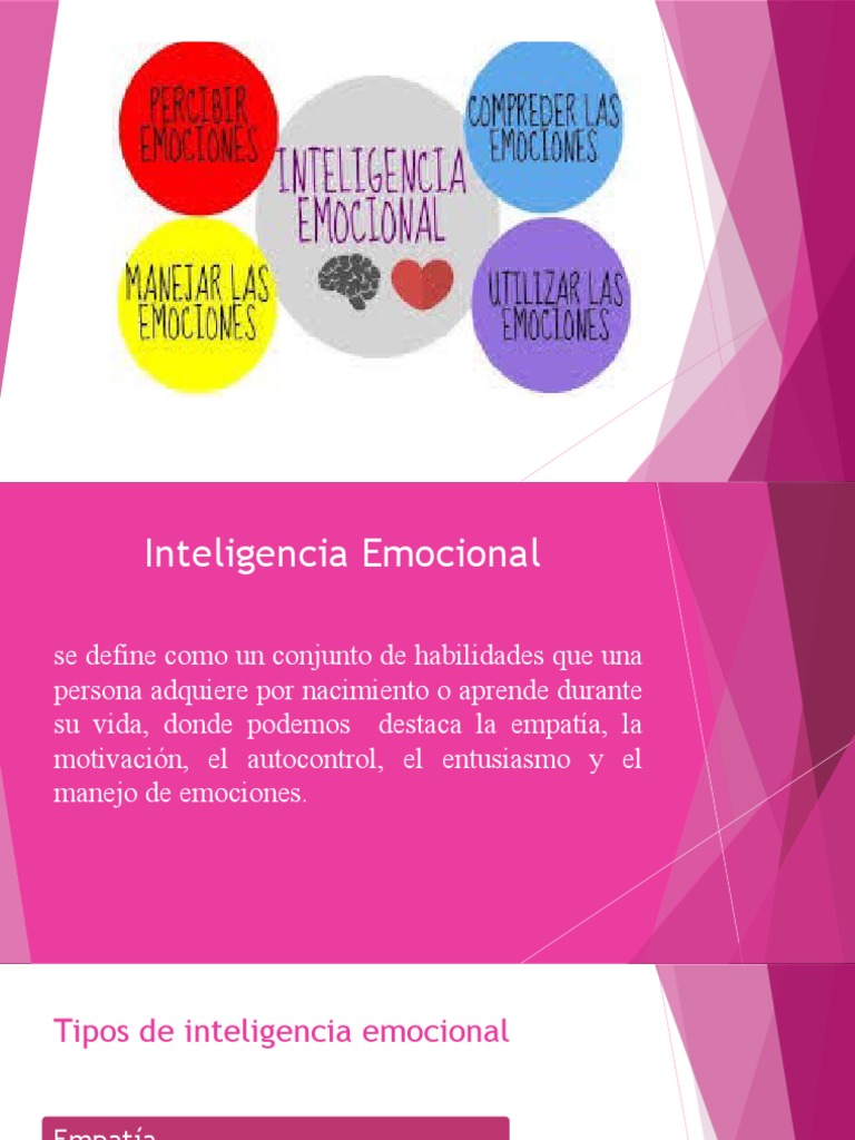 Diapositivas La Inteligencia Emocional PDF
