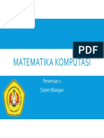 Matematika Komputasi - Sesi 2