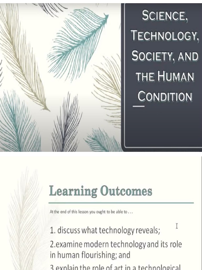 01 Human Flourishing in Science and Technology PDF Thought Causality