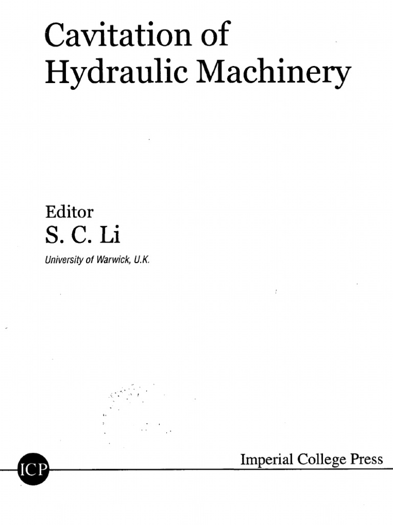 Understanding Cavitation in Hydraulic Machinery | PDF | Pump ...