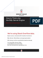 How To Think Like The SQL Server Engine: We're Using Stack Overflow Data