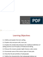 The Life, Times, and Career of The Professional Salesperson
