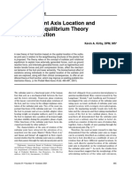 Subtalar Joint Axis Location and Rotational Equilibrium Theory of Foot Function