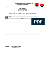 Blank - Family Individual Assessment