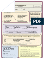 Worksheet #3 The Zero Condional Grammar