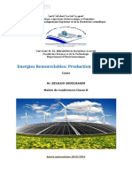 Polycope de Cours - Energie Renouv