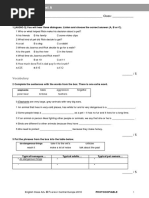 ECA2+ - Tests - Language Test 3A - 2018