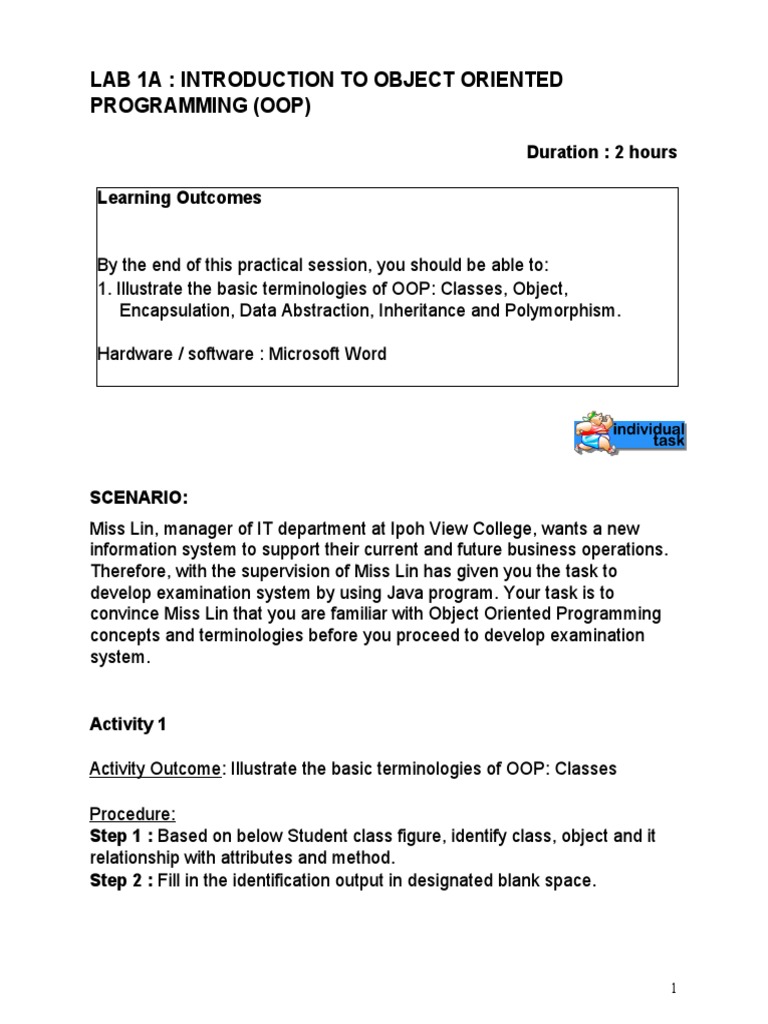 An Introduction to Object Oriented Programming Concepts: Classes ...
