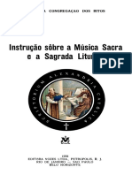 Sagrada Congregação Dos Ritos_Instrução Sobre a Música Sacra e a Sagrada Liturgia