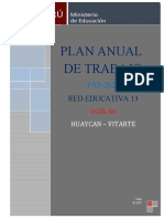 Plan Anual de Trabajo IE San Juan Bautista 2021