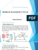 Chapter 12 (Vapor Power Systems) : Reheat Rankine Cycle