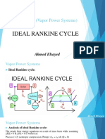 Chapter 12 (Vapor Power Systems) : Ideal Rankine Cycle