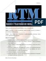 RTM – Rádio e Televisão de Moçambique, E.P - Projecto, 2020 JK